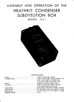 Heathkit CS-1-Assembly - Manual 